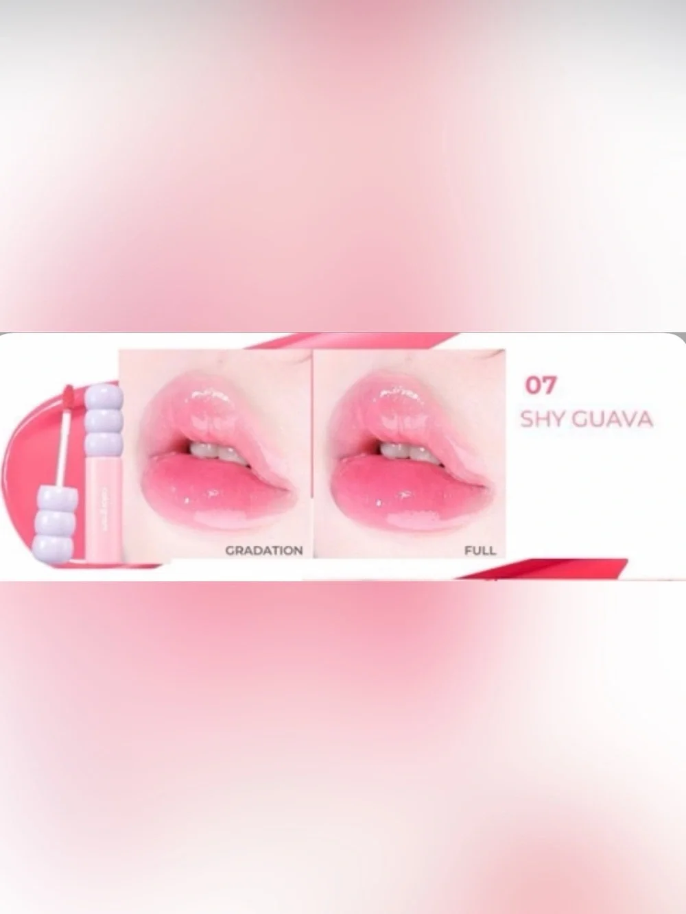 Colorgram Fruity Glass Tint 07 Shy Guava Glossy Lip Tint 3g